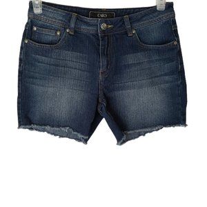 Cato | Frayed Hem Denim Jean Shorts